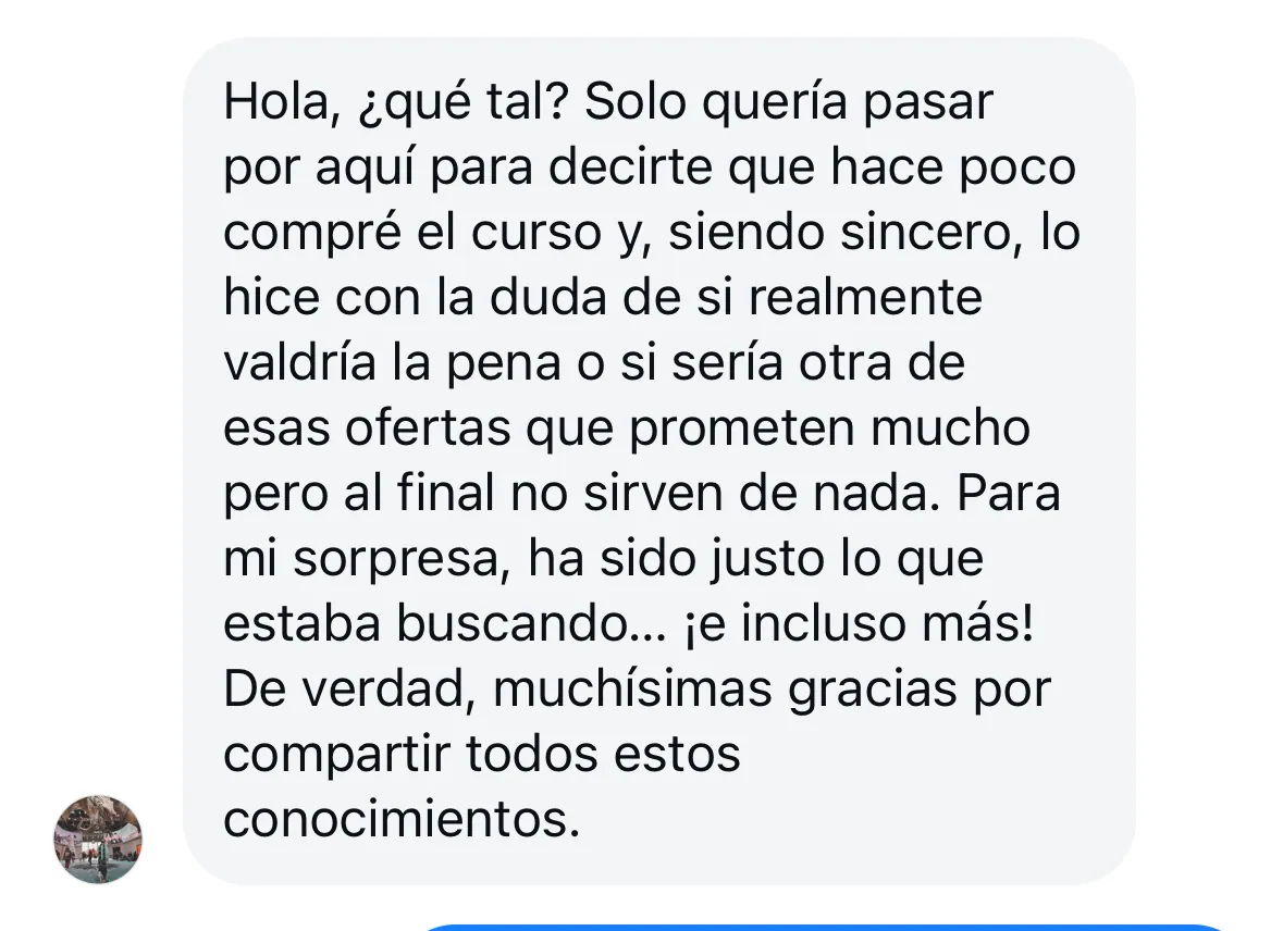 Testimonio de un alumno de Creator Club