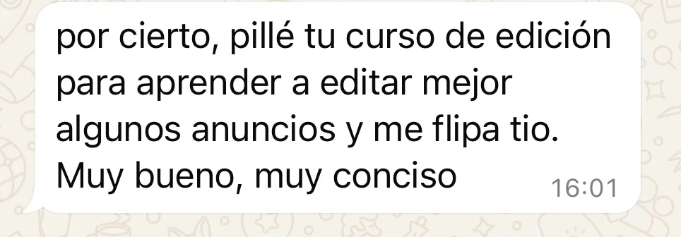 Testimonio de un alumno de Creator Club