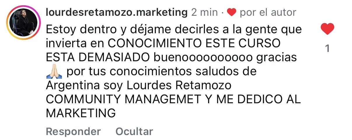 Testimonio de un alumno de Creator Club