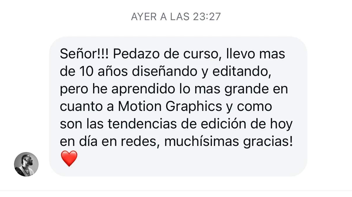 Testimonio de un alumno de Creator Club