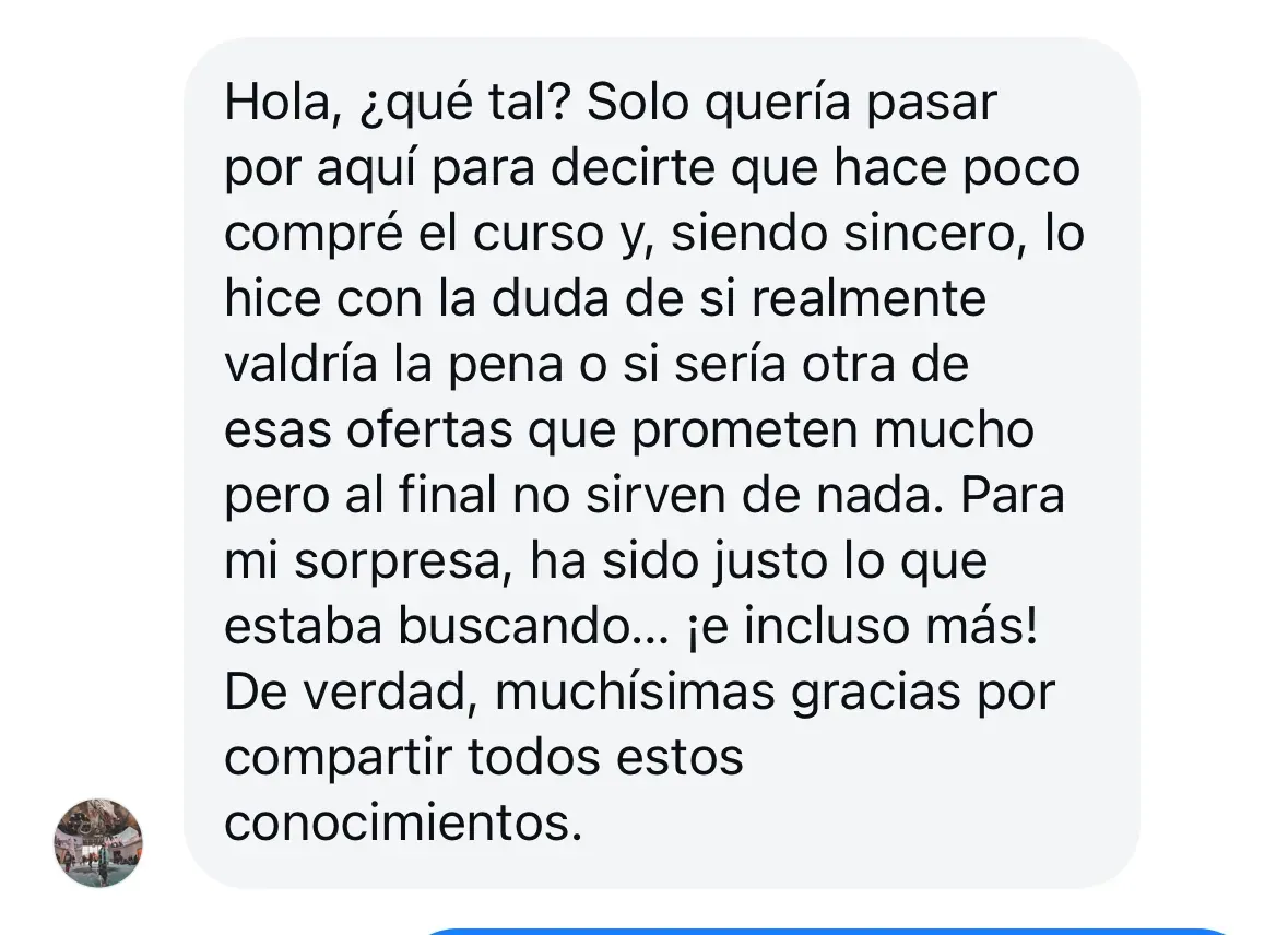 Testimonio de un alumno de Creator Club