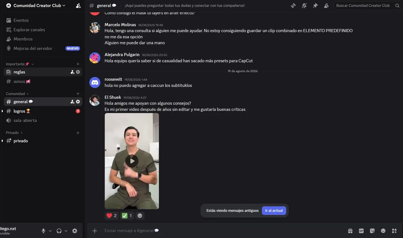 Comunidad y soporte